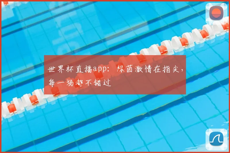 世界杯直播app：绿茵激情在指尖，每一场都不错过